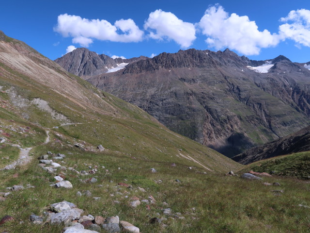Weg 920 zwischen Vernagtbach und Vernagtegg (18. Aug.)