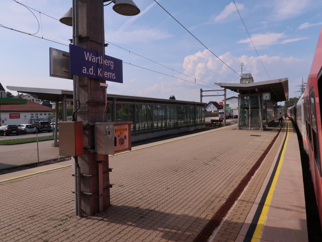 Bahnhof Wartberg an der Krems (25. Aug.)