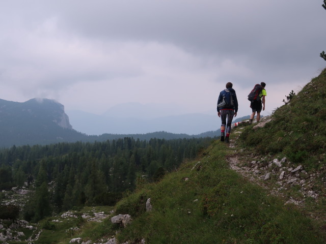 Ursa und Ronald am Weg 285 zwischen Speikgrube und Großwiese (24. Aug.)