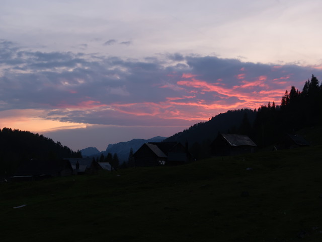 Niederhüttenalm, 1.684 m (24. Aug.)