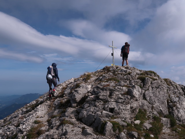 Ursa und Ronald am Schrocken, 2.281 m (25. Aug.)