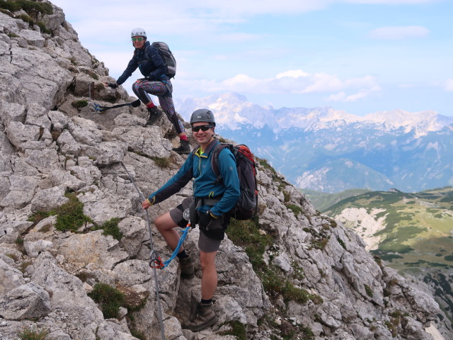 Hans-Rubenzucker-Steig: Ursa und Ronald (25. Aug.)