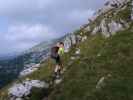 Ronald am Weg 220 zwischen Bergstation der Frauenkarbahn und Widerlechnerstein (24. Aug.)