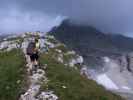 Ronald am Weg 220 zwischen Bergstation der Frauenkarbahn und Widerlechnerstein (24. Aug.)