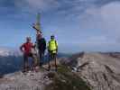 Ich, Ursa und Ronald am Hochmölbing, 2.336 m (25. Aug.)