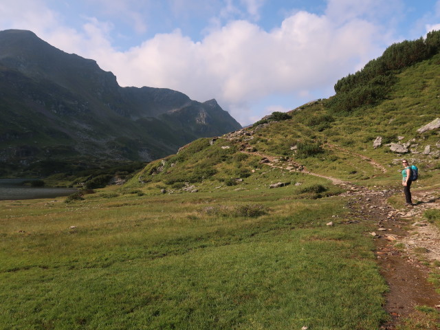 Sabine beim Unteren Giglachsee (31. Aug.)