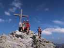 Sabine und ich auf der Steirischen Kalkspitze, 2.459 m (31. Aug.)