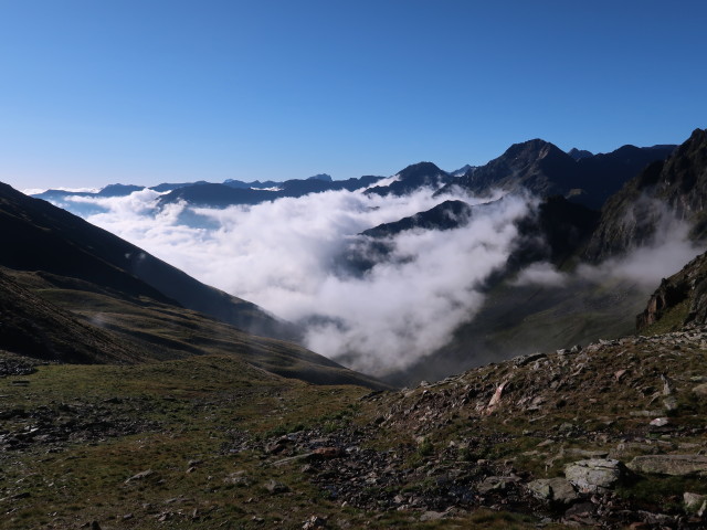 Weg 152 zwischen Oberer Zirmbachalm und Kreuzjoch