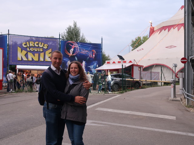 Ich und Sabine beim Circus Louis Knie