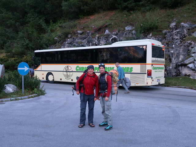 Gudrun und Christoph beim Schlegeisspeicher (14. Sept.)