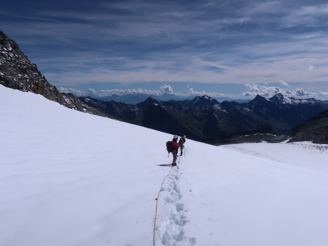 Gudrun und Christoph am Stampflkees (14. Sept.)