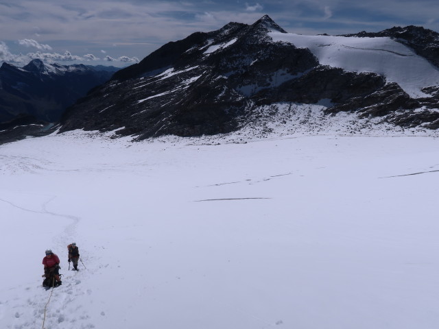 Gudrun und Christoph am Stampflkees (14. Sept.)