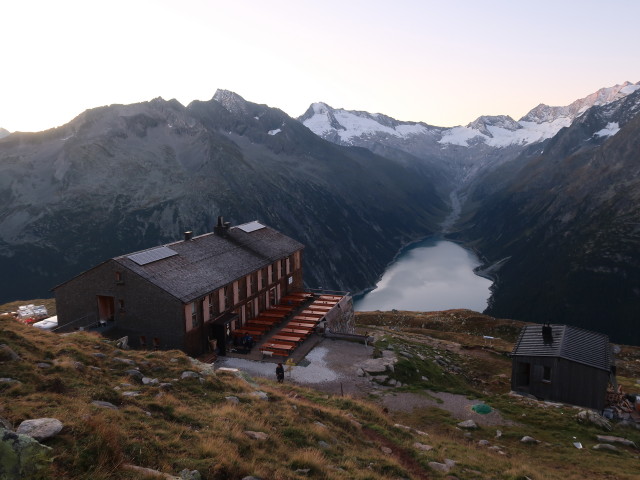 Olpererhütte, 2.388 m (16. Sept.)