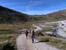 Gudrun und Christoph am Weg 524 auf der Lofitzalpe (14. Sept.)