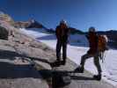 Gudrun und Christoph zwischen Stampflkees und Hohe Wand (15. Sept.)