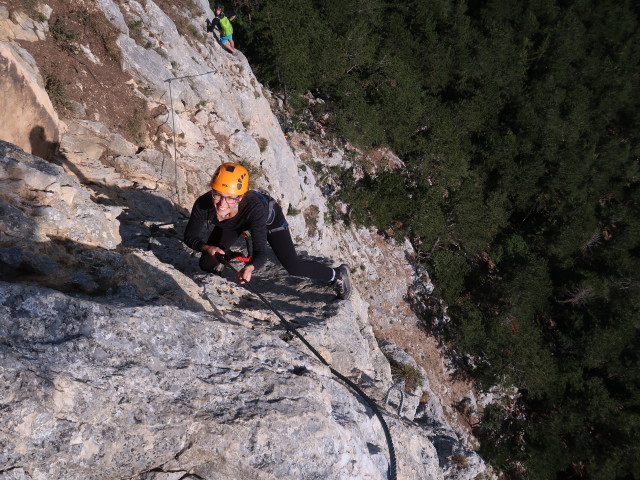 Gebirgsvereins-Klettersteig: Kathrin in der Weningerwand