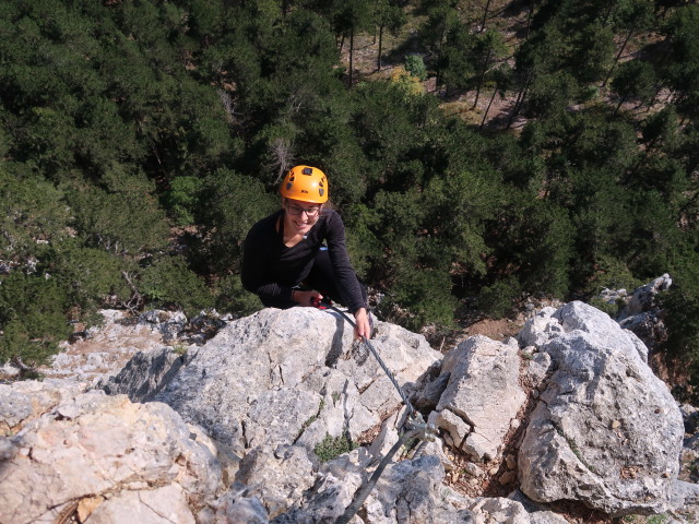 Gebirgsvereins-Klettersteig: Kathrin in der Weningerwand