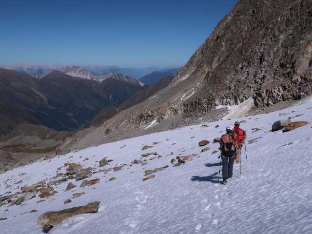 Gudrun und Christoph am Sommerwandferner (21. Sep.)