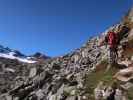 Christoph und Gudrun zwischen Franz-Senn-Hütte und Sommerwandferner (21. Sep.)