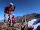 Christoph und Gudrun auf der Inneren Sommerwand, 3.123 m (21. Sep.)