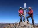 Gudrun, Christoph und ich auf der Inneren Sommerwand, 3.123 m (21. Sep.)