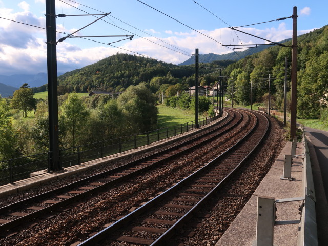 Semmeringbahn zwischen Schlöglmühl und Gloggnitz