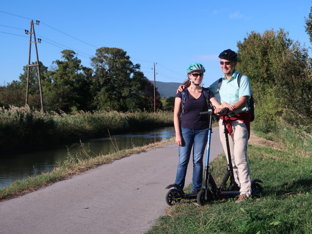 Sabine und ich auf der Tattendorfer Haide