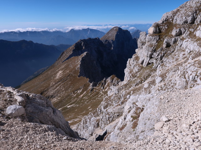 Forca dei Disteis von der Via Ferrata Scala A. Pipan aus (12. Okt.)