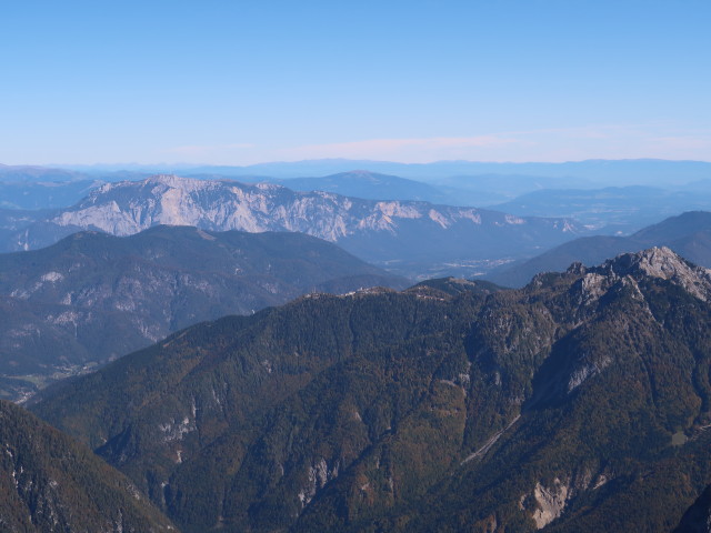 von der Via Ferrata Scala A. Pipan Richtung Nordosten (12. Okt.)