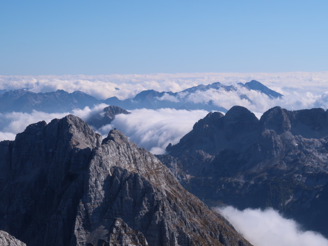 vom Jof di Montasio Richtung Südosten (12. Okt.)