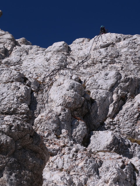 Via Ferrata Scala A. Pipan: Leiter (12. Okt.)