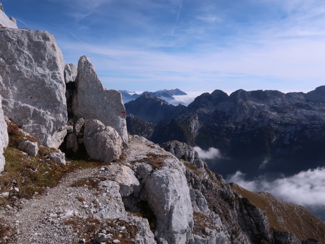 Sentiero Attrezzato Ceria Merlone zwischen Forca de la Val und Monte Cregnedul (13. Okt.)