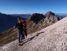 Bigit und Thomas zwischen Forca dei Disteis und Via Ferrata Scala A. Pipan (12. Okt.)