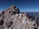 Thomas und Birgit zwischen Via Ferrata Scala A. Pipan und Jof di Montasio (12. Okt.)