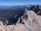 Birgit und Thomas zwischen Jof di Montasio und Via Ferrata Scala A. Pipan (12. Okt.)