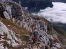 Sentiero Attrezzato Ceria Merlone zwischen Forca de la Val und Monte Cregnedul (13. Okt.)