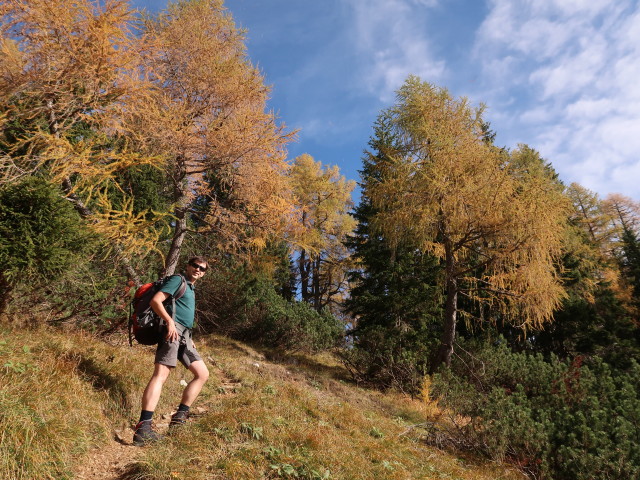 Ronald am Weg 269 zwischen Prieler Plan und Kleinem Priel