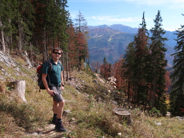 Ronald am Weg 269 zwischen Plantal und Stellwiese