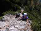 Grete-Klinger-Klettersteig: Florian und Ursula