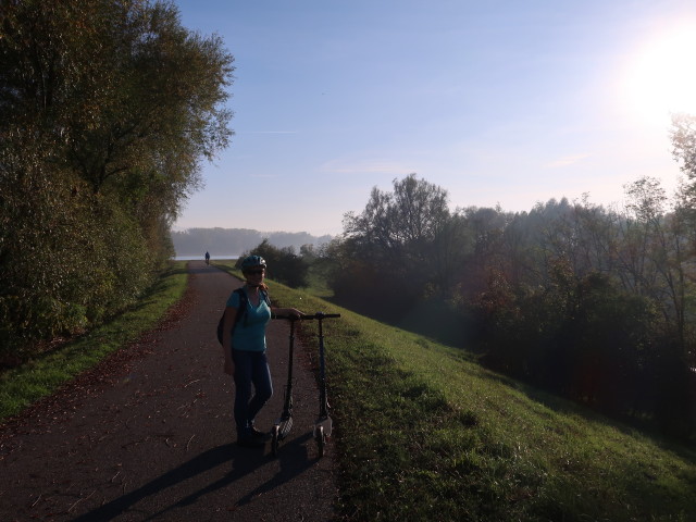 Sabine zwischen Kraftwerk Greifenstein und Tulln