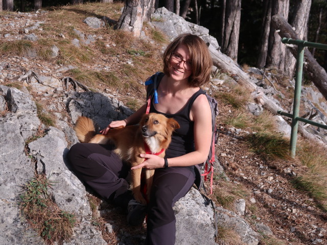 Hannelore auf der Jubiläumsaussicht