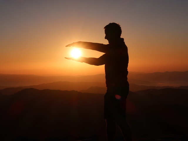 Ich am Hochschwab, 2.277 m (27. Okt.)