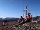 Herbert und ich am Buchbergkogel, 1.700 m (27. Okt.)