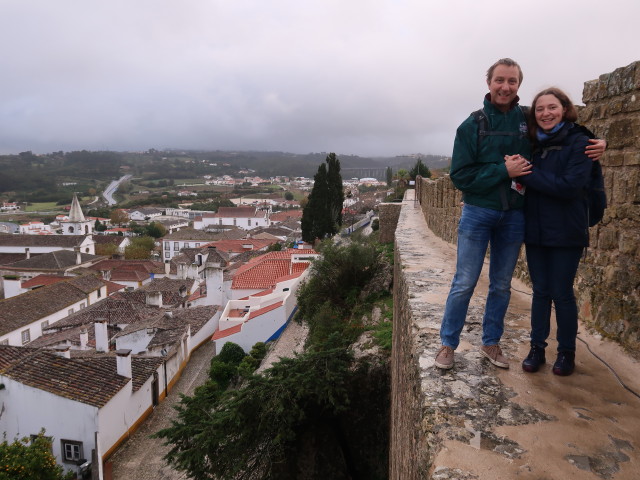 Ich und Sabine in Óbidos (17. Nov.)