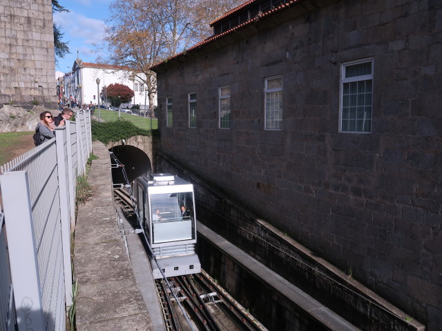 Funicular dos Guindais in Porto (18. Nov.)