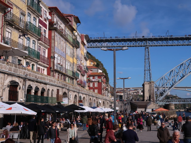 Cais da Ribeira in Porto (18. Nov.)