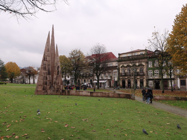 Monumento ao Papa Joao Paulo II in Braga (20. Nov.)