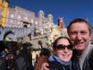 Sabine und ich im Palácio Nacional da Pena in Sintra (16. Nov.)