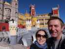 Sabine und ich im Palácio Nacional da Pena in Sintra (16. Nov.)