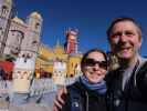 Sabine und ich im Palácio Nacional da Pena in Sintra (16. Nov.)